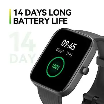 Amazfit Bip 3 Pro Smart Watch for Men, GPS, 14-Day Battery Life, Activity Fitness Tracker with 60+ Sports Modes, Water Resistant, Sleep & Heart Rate Monitor, for Android Phone & iPhone, Black