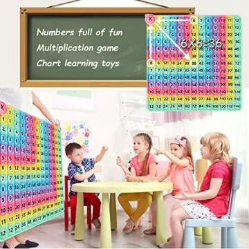 EK-Memory-fish ​Multiplication Game Table Division Flash Cards 3rd Grade pop-up Fidget Math Toy, Create Various Math Learning Toy Times Table Number Blocks (Multiplication and Addition Tables)