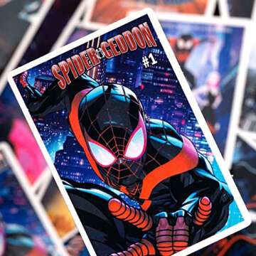 [FOCUS's Stickers]50Pcs Spiderman Stickers for Laptop Cellphone Water Bottle Skateboard Luggage Car Bumper, etc FEH