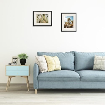 Frametory 16x20 Black Picture Frame for 11x14 Photos