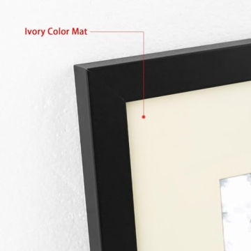 Frametory 16x20 Black Picture Frame for 11x14 Photos