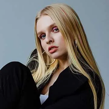 Hair Tinsel Kit with Tools 47 Inches 12 Colors 2600 Strands Fairy Hair Tinsel Sparkling Shiny Glitter Hair Extension Tinsel Kit for Women Girls