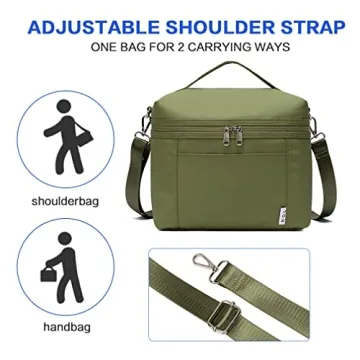 NOL Insulated Lunch Bag for Women - Lightweight and Stylish