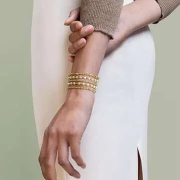 Jollone Gold Bracelet Stack Elegant Women's Jewelry