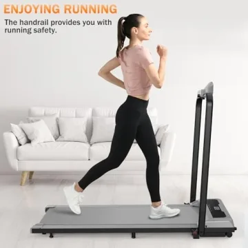 TUNCKUN Under Desk Treadmill for Walking and Jogging