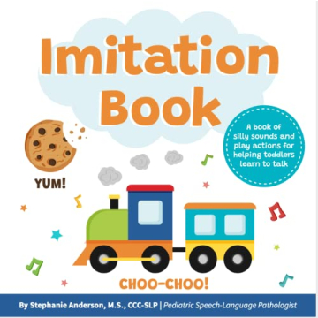 Imitation Book: Fun Interactive Toddler Language Development Board Book