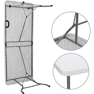 Edtian 6FT Folding Table for Camping and Picnics