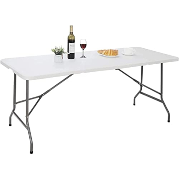 Edtian 6FT Folding Table for Camping and Picnics