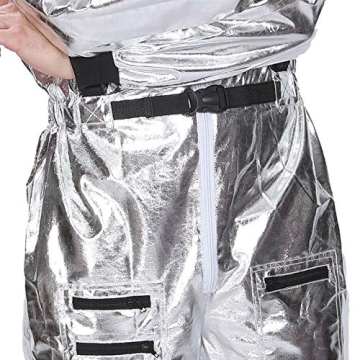 Men's Silver Astronaut Costume - EraSpooky Small Size