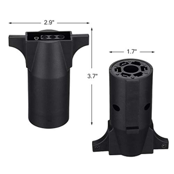 Heavy Duty Miady Trailer Wiring Adapter for Secure Connections