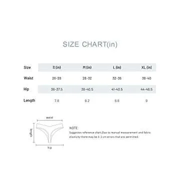 DEANGELMON Seamless Thongs for Women No Show Thong Underwear Women Comfortable Multiple Pack (6P2, S)