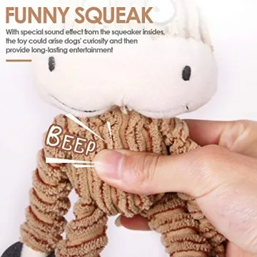 Roloiki Squeaky Dog Toys for Small Medium Dogs