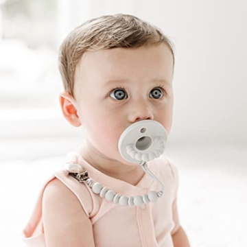 Ryan Rose Cutie PAT Pacifier Teether Stage 1 Grey