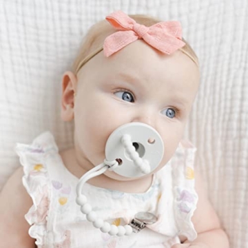Ryan Rose Cutie PAT Pacifier Teether Stage 1 Grey