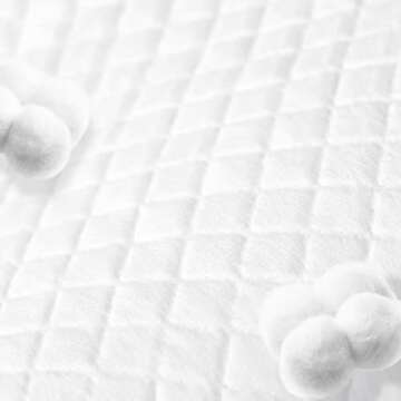 Zdolmy 100 Pack Baby Disposable Changing Pads, Disposable Underpads Waterproof Diaper Changing Pad, Super Soft, Ultra Absorbent & Waterproof, Breathable Underpads Bed Table Protector Mat