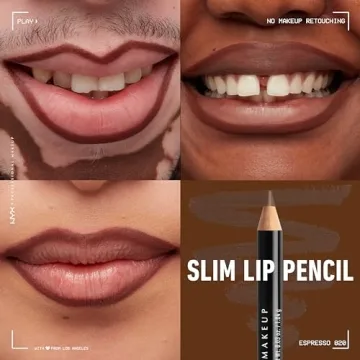 NYX Slim Lip Pencil Espresso for Long Lasting Lips