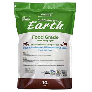HARRIS Diatomaceous Earth Food Grade, 10lb with Powder Duster Included in The Bag