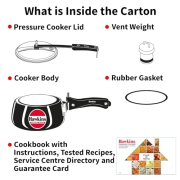 Hawkins CB15 Hard Anodized Pressure Cooker 1.5L