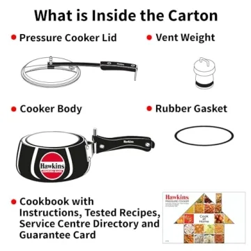 Hawkins CB15 Hard Anodized Pressure Cooker 1.5L