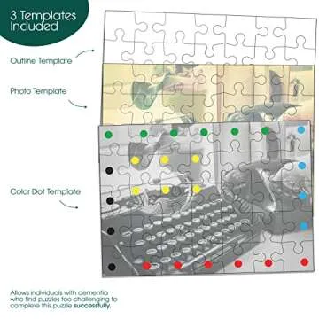 Vintage Dementia Puzzles for Seniors - Color Coded & Engaging