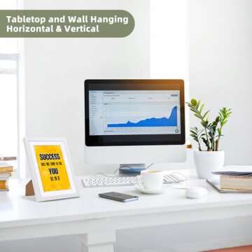 HappyHapi 8x10 Picture Frame Set - Display Your Memories