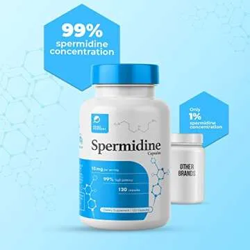 Prime Powders Spermidine Capsules for Energy and Anti-Aging