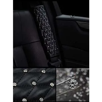 Stylish igarsaw Bling Seat Belt Pads Set – Comfort & Luxury for Women
