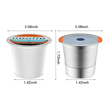 Noalto Stainless Steel Reusable K Cups for Keurig Coffee Makers