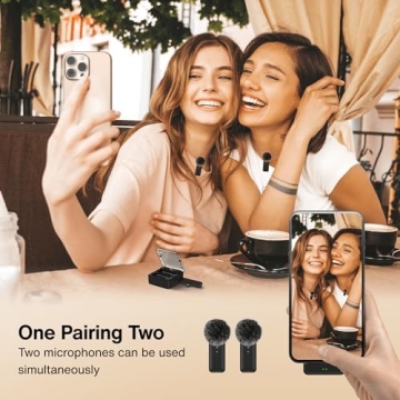 IVANKY Wireless Lavalier Mic for iPhone - 2 Pack