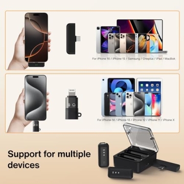 IVANKY Wireless Lavalier Mic for iPhone - 2 Pack