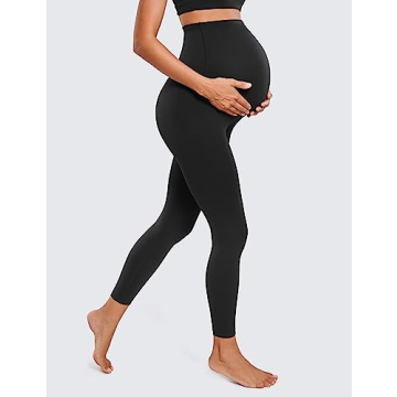 CRZ YOGA Soft Maternity Leggings - Over The Belly Support