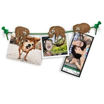 Genuine Fred Sloths on a Vine Picture Hangers, Set of 6