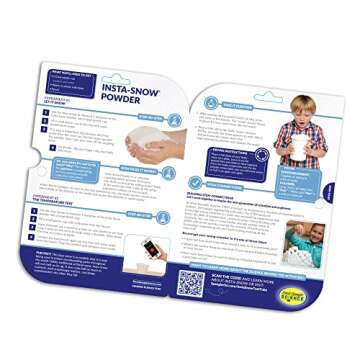 Insta-Snow Powder, 0.53 oz (15g) Test Tube – Fun Science Kits for Kids, Simple and Safe, Makes Rea...