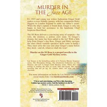 Murder on the SS Rosa: A Ginger Gold Mystery - A Thrilling Historical Whodunit