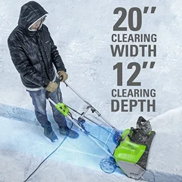 Powerful 13 Amp Electric Snow Blower for Easy Winter Cleanup