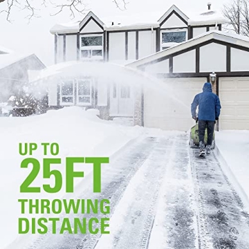 Powerful 13 Amp Electric Snow Blower for Easy Winter Cleanup