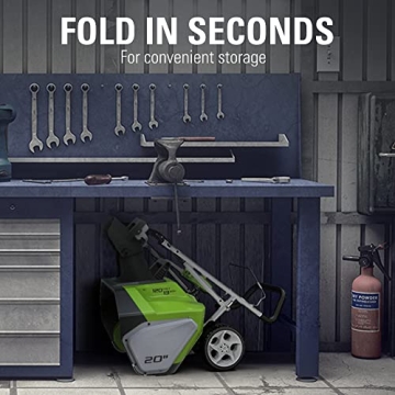 Powerful 13 Amp Electric Snow Blower for Easy Winter Cleanup