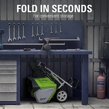 Powerful 13 Amp Electric Snow Blower for Easy Winter Cleanup