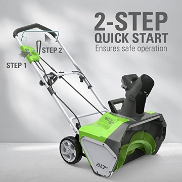 Powerful 13 Amp Electric Snow Blower for Easy Winter Cleanup