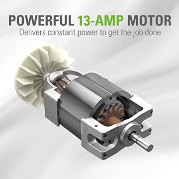 Powerful 13 Amp Electric Snow Blower for Easy Winter Cleanup