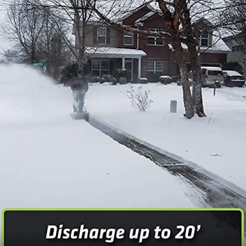 Powerful 13 Amp Electric Snow Blower for Easy Winter Cleanup