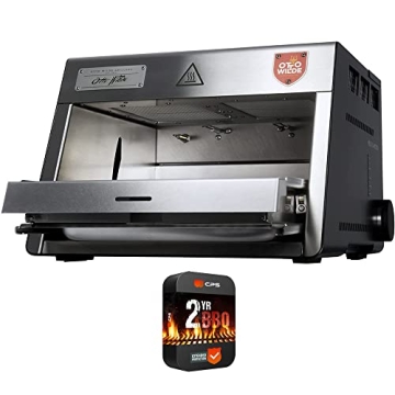 Otto Wilde 100211 The Otto Grill Pro Outdoor Infrared Steak Grill Bundle with 2 YR CPS Enhanced Prot...