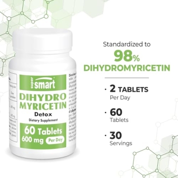 Supersmart Dihydromyricetin 600mg High Purity Health Supplement