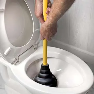 LDR Heavy Duty Toilet Flange Plunger for All Drains