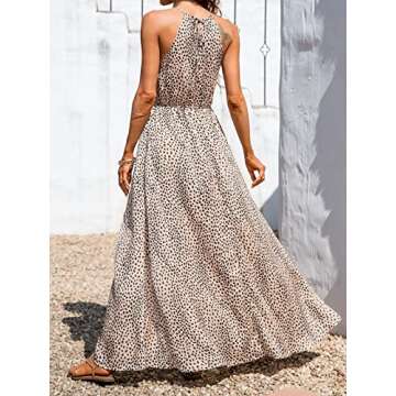 CUPSHE Women's Stylish Speckled Maxi Dress for Summer