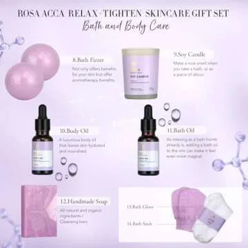 Facial Skin Care Set & Spa Kit - Perfect Mother's Day Gift