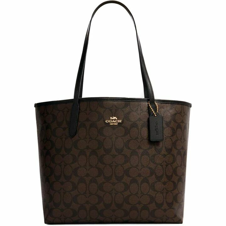 COACH Women's City Tote in Signature Canvas