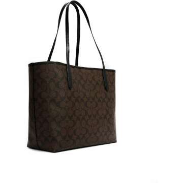 COACH Women's City Tote in Signature Canvas