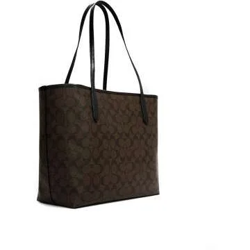 COACH Women's City Tote in Signature Canvas