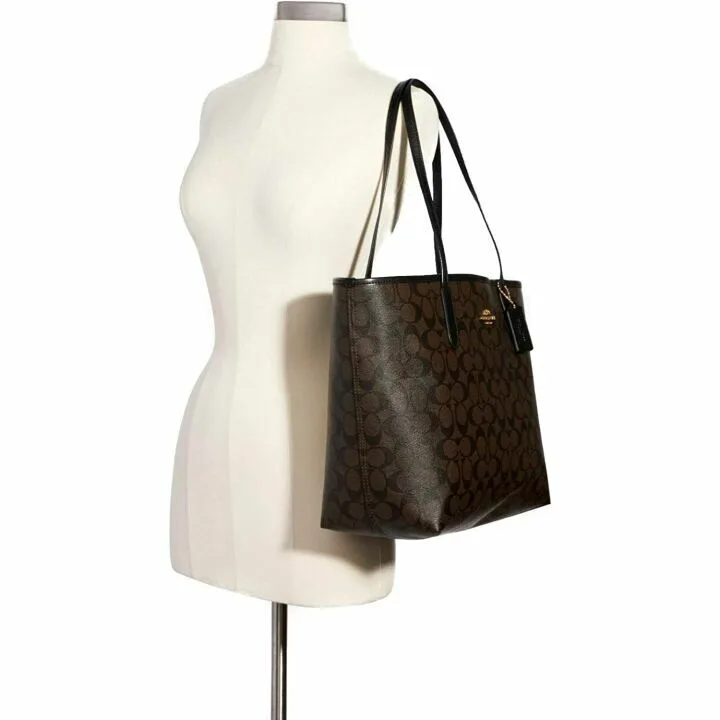 COACH Women's City Tote in Signature Canvas